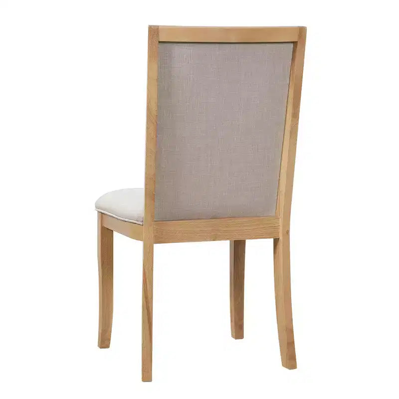 Ensemble table de salle à manger ronde extensible de style ferme pour 4, avec rallonge amovible et 4 chaises de salle à manger rembourrées