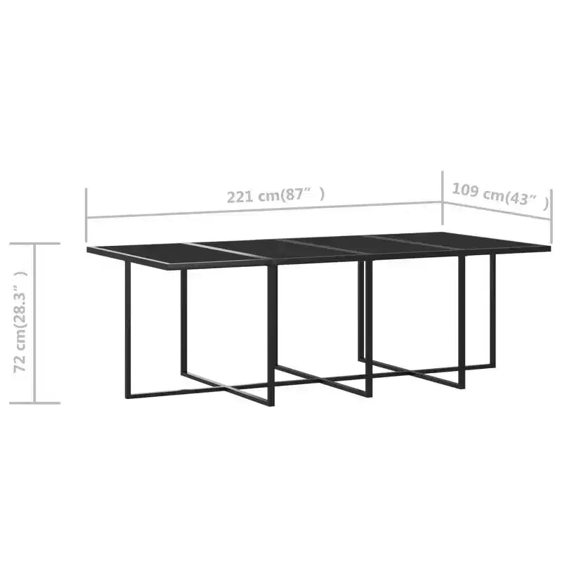 vidaXL Salon de Jardin Ensemble Table et Chaises Mobilier de Jardin en Résine Tressée