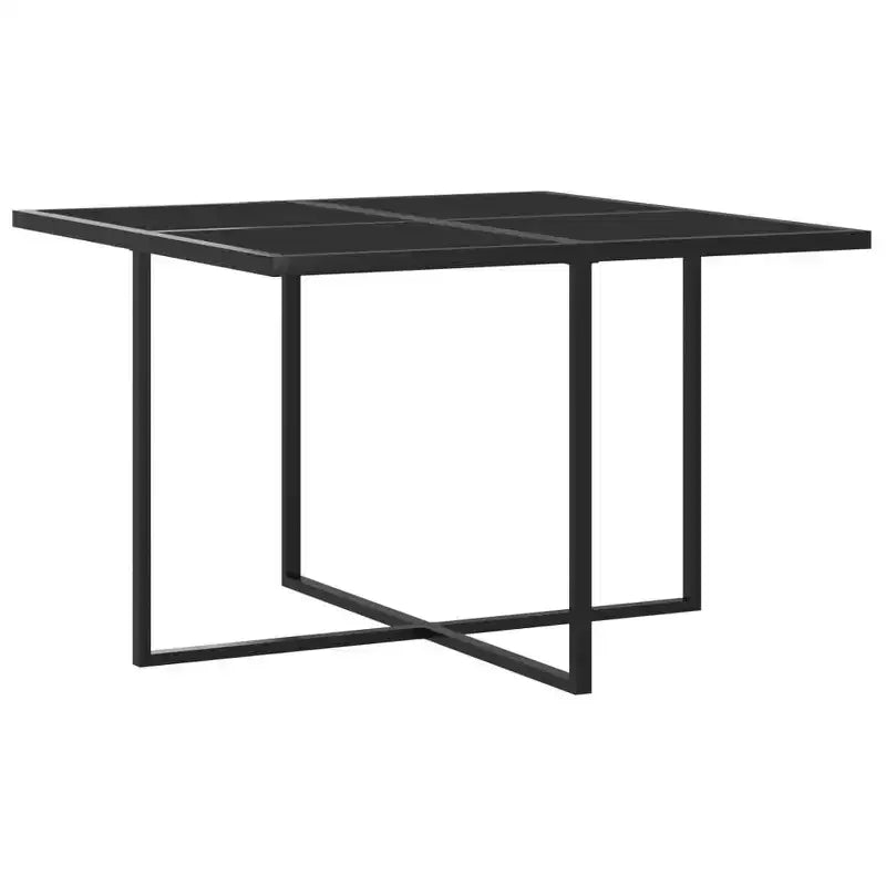 vidaXL Salon de Jardin Ensemble Table et Chaises Mobilier de Jardin en Résine Tressée