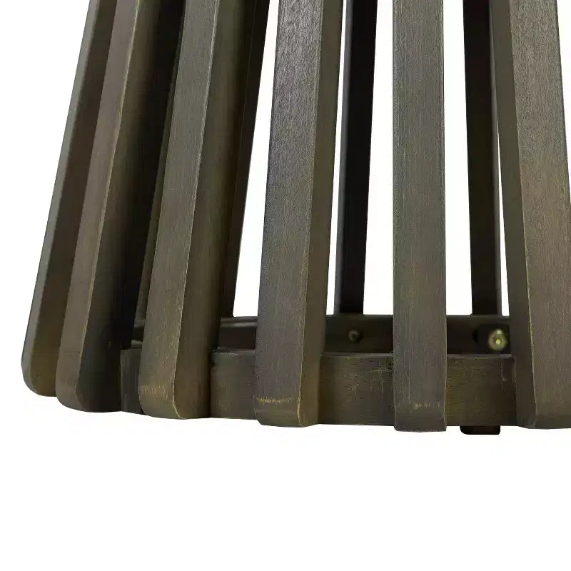 Ensemble de conversation 3 pièces pour patio en bois d'acacia, mobilier d'extérieur, 2 fauteuils club avec table d'appoint pour jardin/patio/terrasse - ModernLuxe