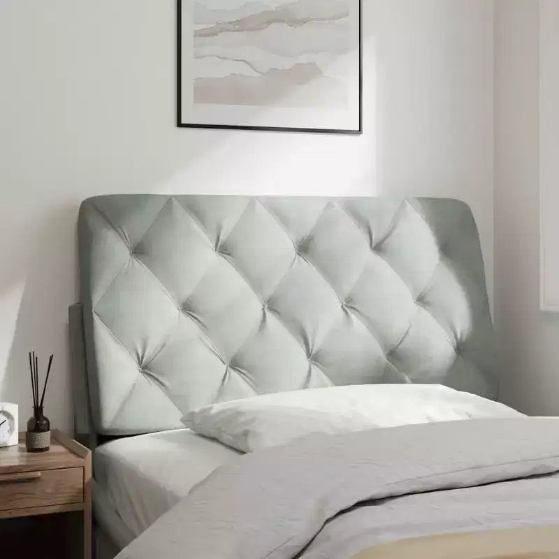Headboard Cushion Decorative Upholstered Pillow Back Bedroom Velvet