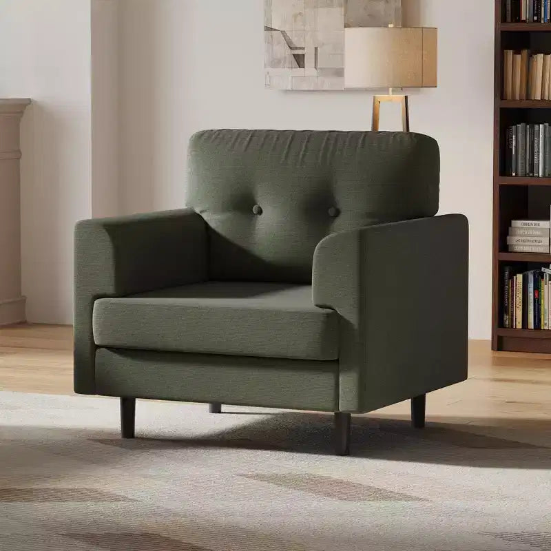 Oversized Accent Chair - Upholstered Armchair for Living Room, Bedroom & Office