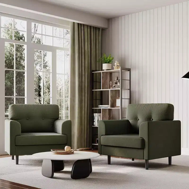 Oversized Accent Chair - Upholstered Armchair for Living Room, Bedroom & Office