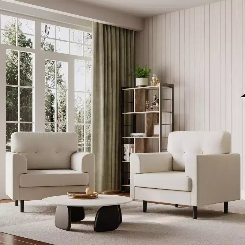 Oversized Accent Chair - Upholstered Armchair for Living Room, Bedroom & Office