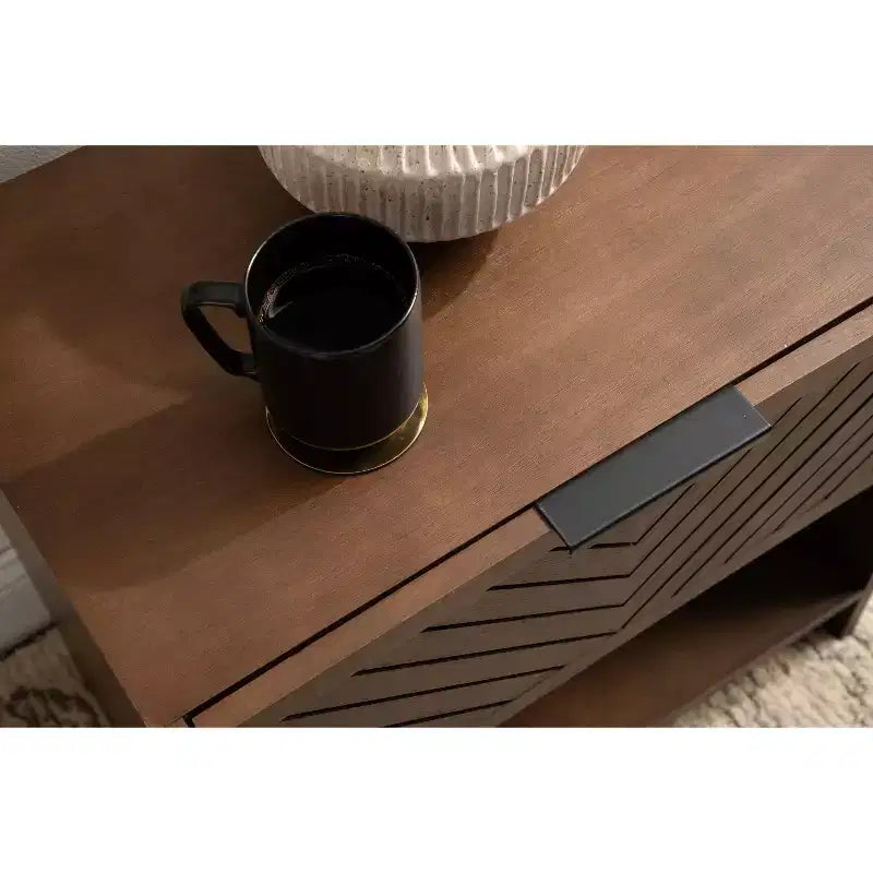 Mango Wood Side Table, 22x14x22, Brown