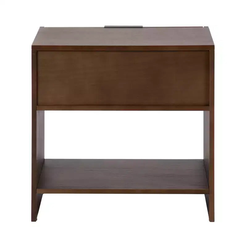 Mango Wood Side Table, 22x14x22, Brown