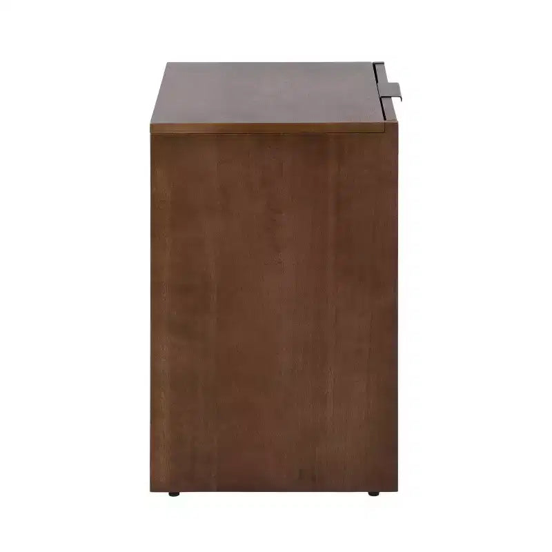 Mango Wood Side Table, 22x14x22, Brown