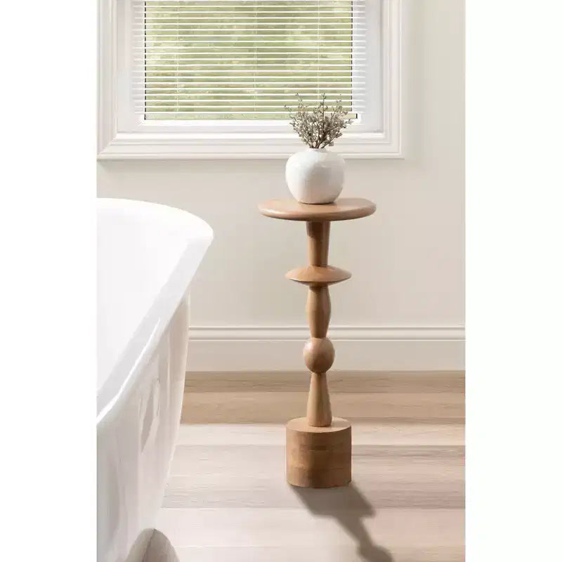 Round Drink Table, 9x9x22, Natural
