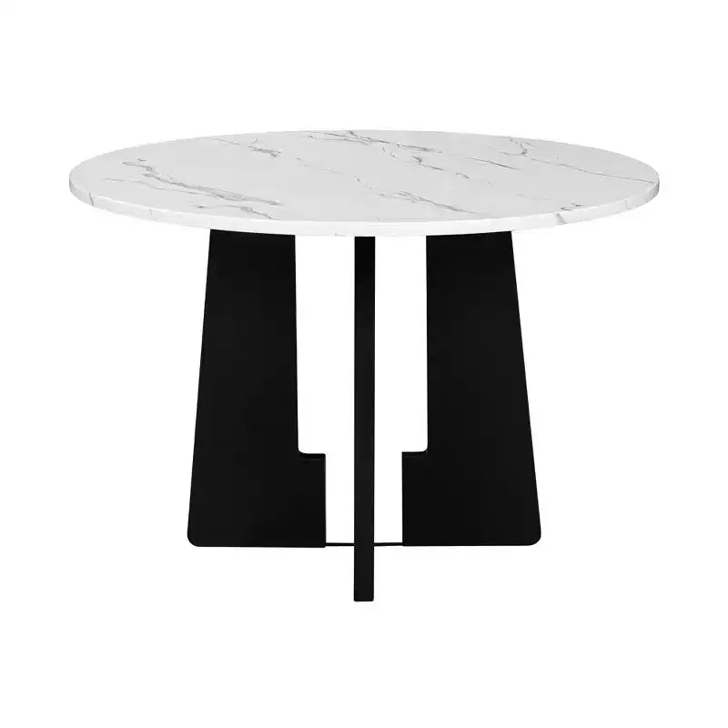 Ensemble table et chaises de salle à manger 5 pièces avec table de 109 cm, pour salle à manger, cuisine et salon