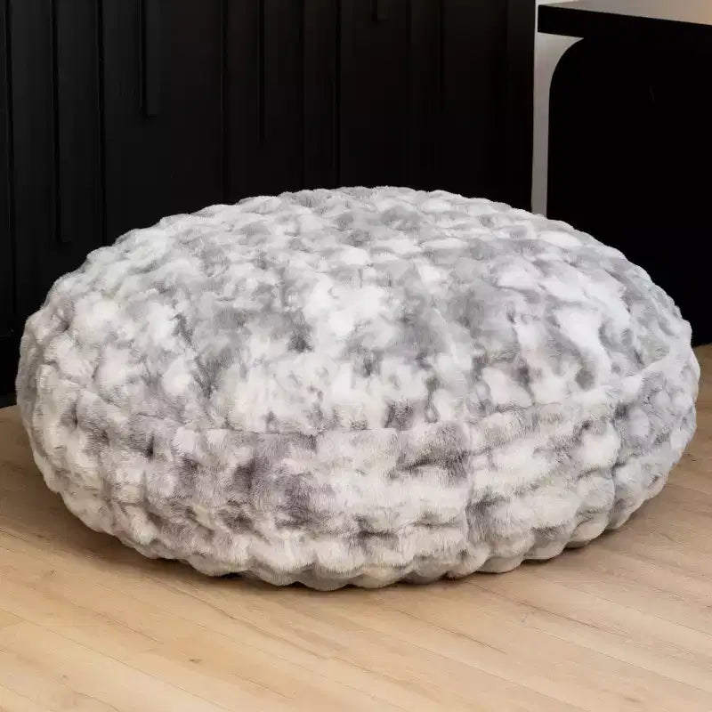 Lil' Cuddler Cocoon Jr Kids Faux Fur Bean Bag Crash Pad & Lounger