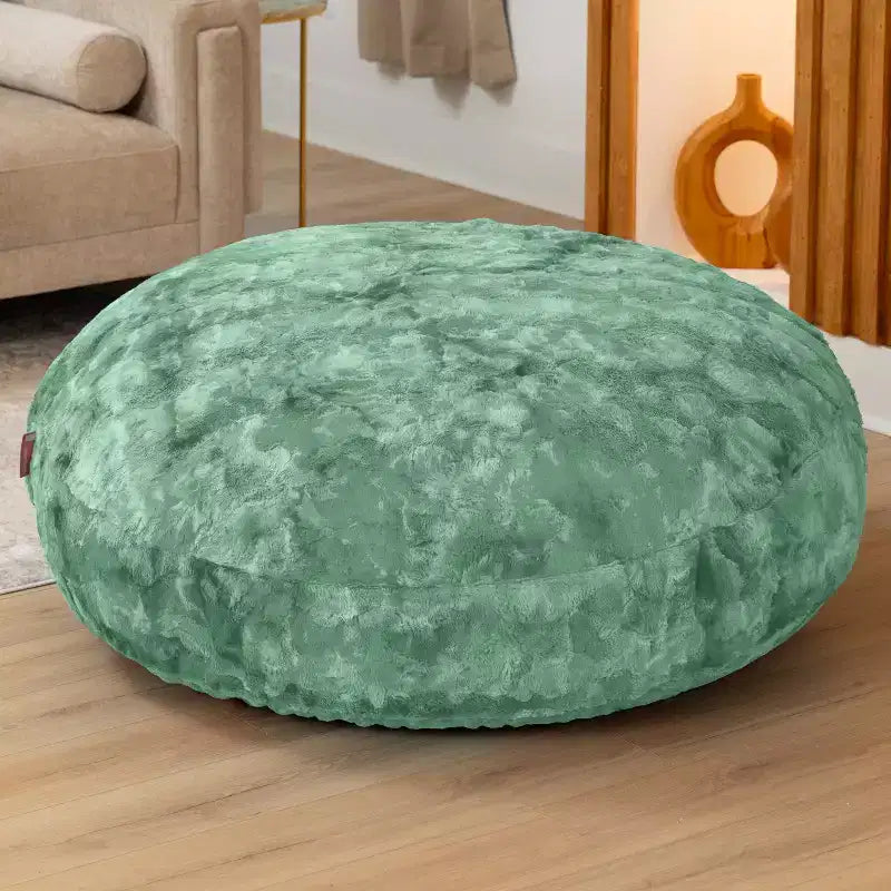 Lil' Cuddler Cocoon Jr Kids Faux Fur Bean Bag Crash Pad & Lounger