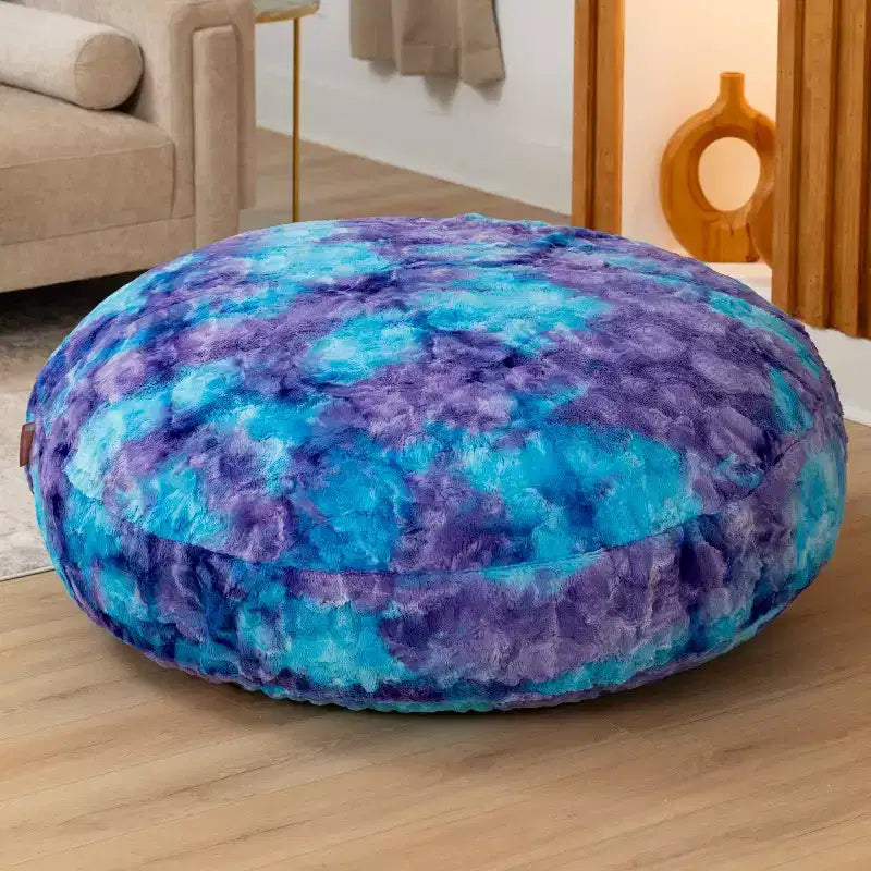 Lil' Cuddler Cocoon Jr Kids Faux Fur Bean Bag Crash Pad & Lounger