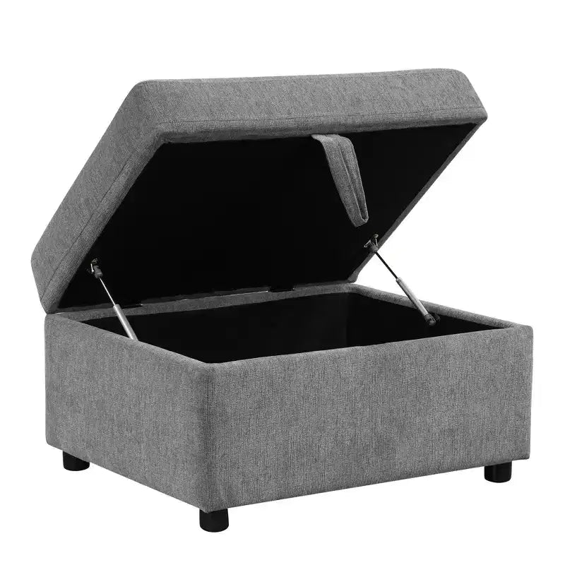 26.6" Movable Storage Ottoman