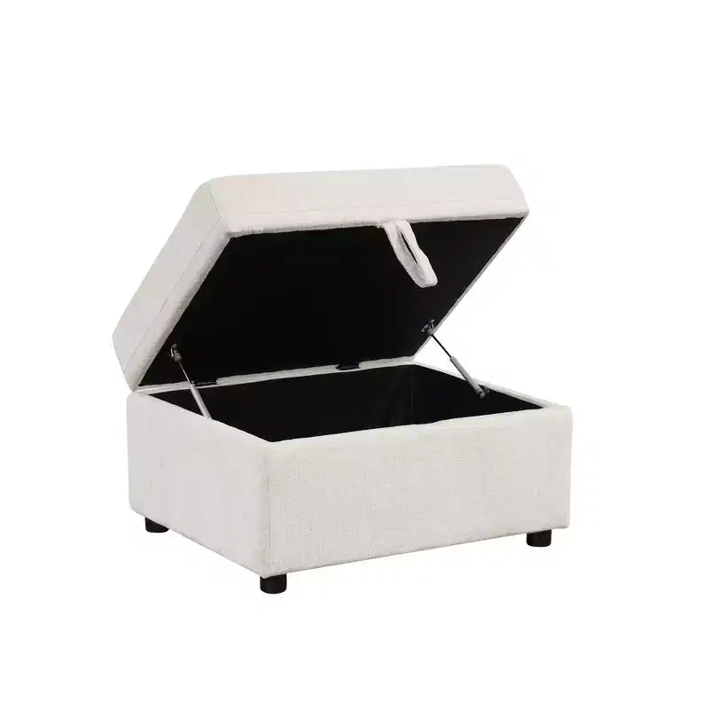 26.6" Movable Storage Ottoman