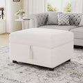 26.6" Movable Storage Ottoman