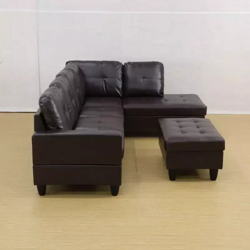 Sublimez votre intérieur avec notre somptueux canapé marron semi-PU : confort, style et innovation réunis
