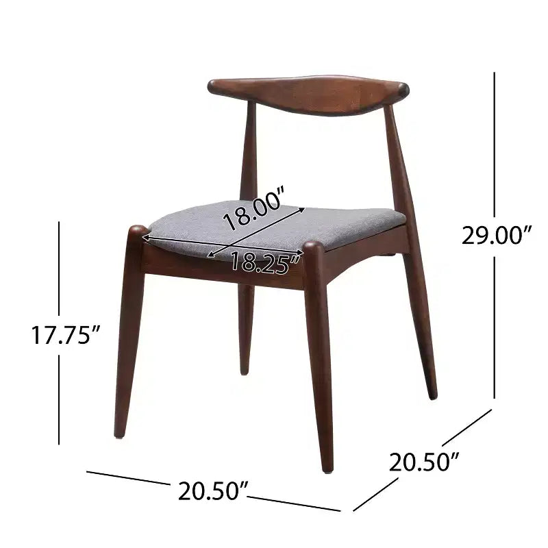 Ensemble de salle à manger minimaliste en bois pour 4 personnes, ensemble de table rectangulaire 5 pièces pour petits espaces avec 4 chaises rembourrées pour la cuisine