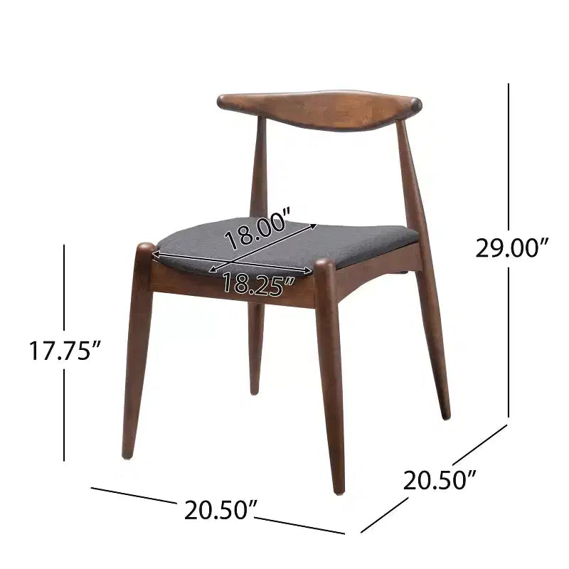 Ensemble de salle à manger minimaliste en bois pour 4 personnes, ensemble de table rectangulaire 5 pièces pour petits espaces avec 4 chaises rembourrées pour la cuisine
