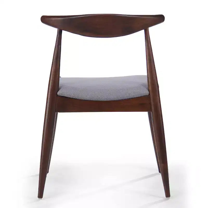 Ensemble de salle à manger minimaliste en bois pour 4 personnes, ensemble de table rectangulaire 5 pièces pour petits espaces avec 4 chaises rembourrées pour la cuisine