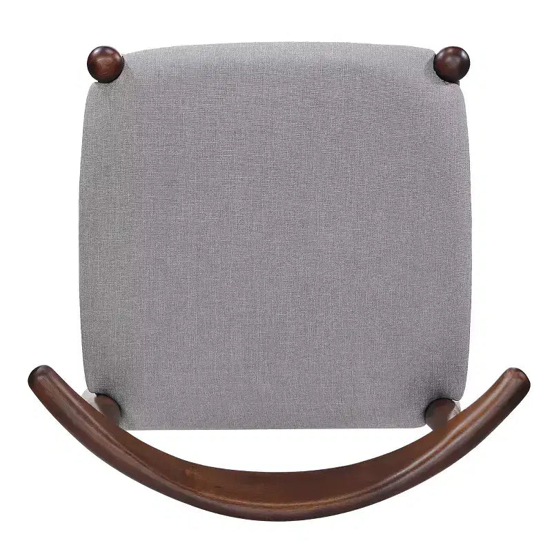 Ensemble de salle à manger minimaliste en bois pour 4 personnes, ensemble de table rectangulaire 5 pièces pour petits espaces avec 4 chaises rembourrées pour la cuisine