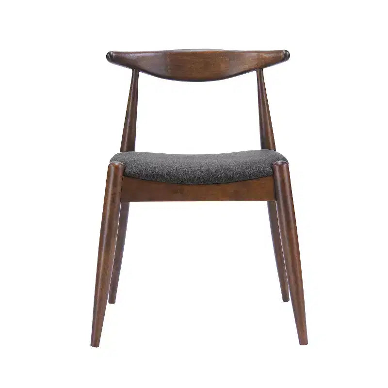 Ensemble de salle à manger minimaliste en bois pour 4 personnes, ensemble de table rectangulaire 5 pièces pour petits espaces avec 4 chaises rembourrées pour la cuisine