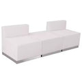 Flash Furniture HERCULES Alon Series LeatherSoft Reception Configuration, 3 Pieces