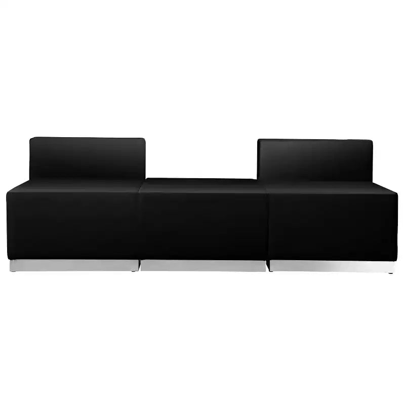 Configuration de réception 3 pièces en similicuir Flash Furniture HERCULES série Alon