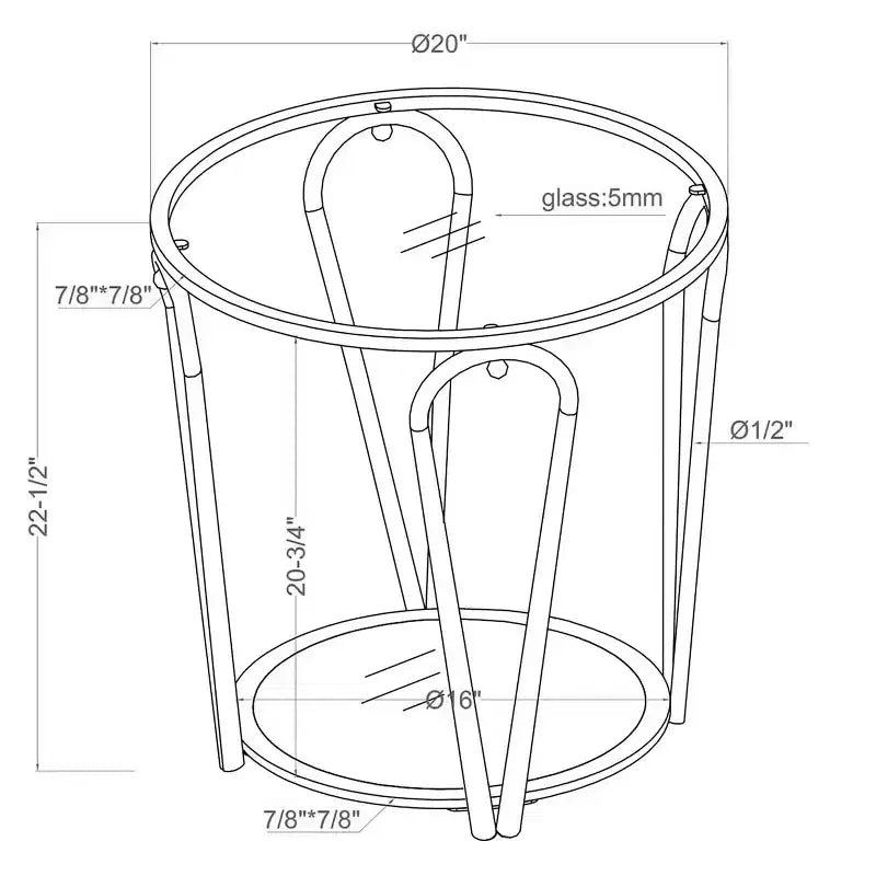 Ensemble de 3 tables basses Kuut Glam - HOMES: Inside + Out