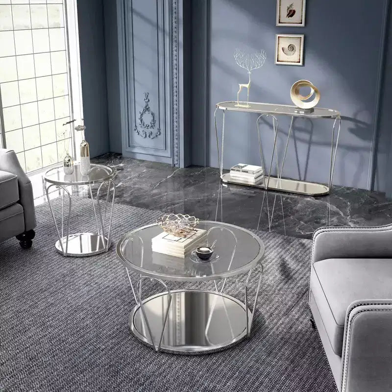 Ensemble de 3 tables basses Kuut Glam - HOMES: Inside + Out