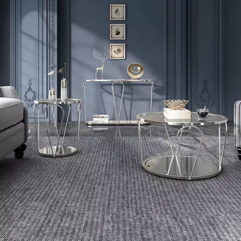 Ensemble de 3 tables basses Kuut Glam - HOMES: Inside + Out