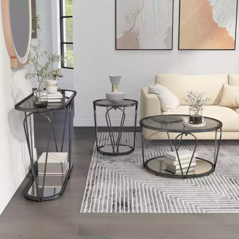 Ensemble de 3 tables basses Kuut Glam - HOMES: Inside + Out