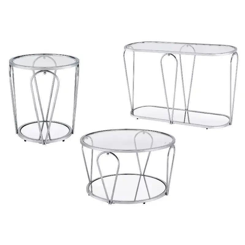 Ensemble de 3 tables basses Kuut Glam - HOMES: Inside + Out