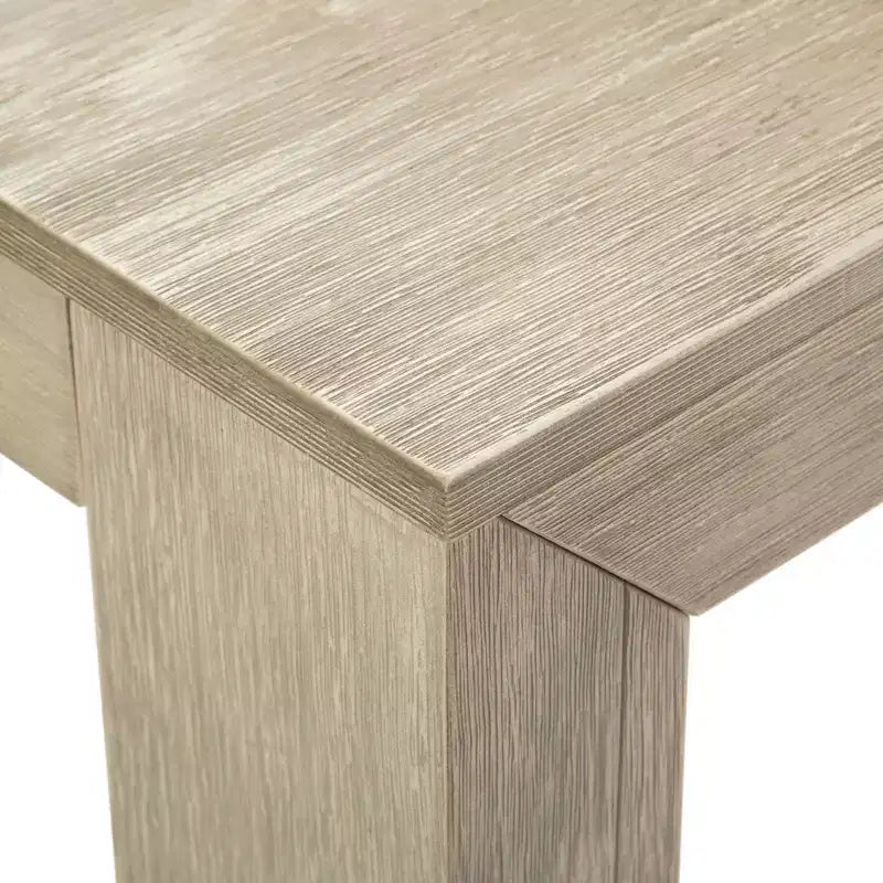 Ensemble de salle à manger moderne Plank+Beam en bois massif avec 2 bancs pour 6 personnes