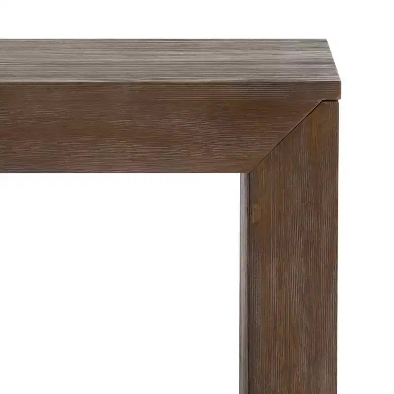 Ensemble de salle à manger moderne Plank+Beam en bois massif avec 2 bancs pour 6 personnes