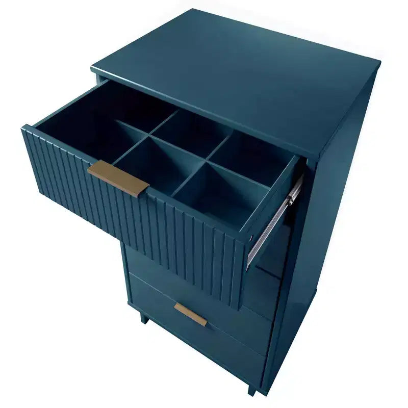 Ensemble de chambre à coucher Manhattan Comfort Granville (2 pièces) : commode étroite et commode