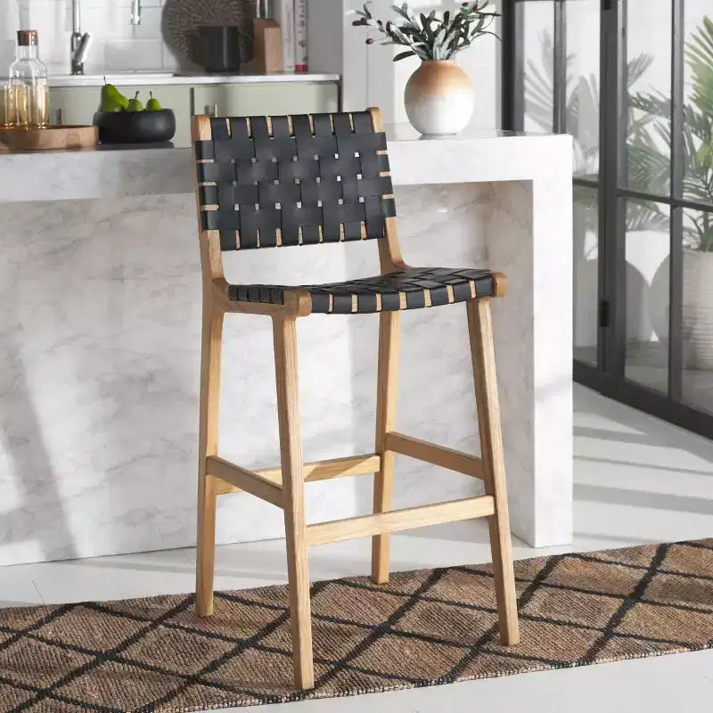 Leather Bar Stool