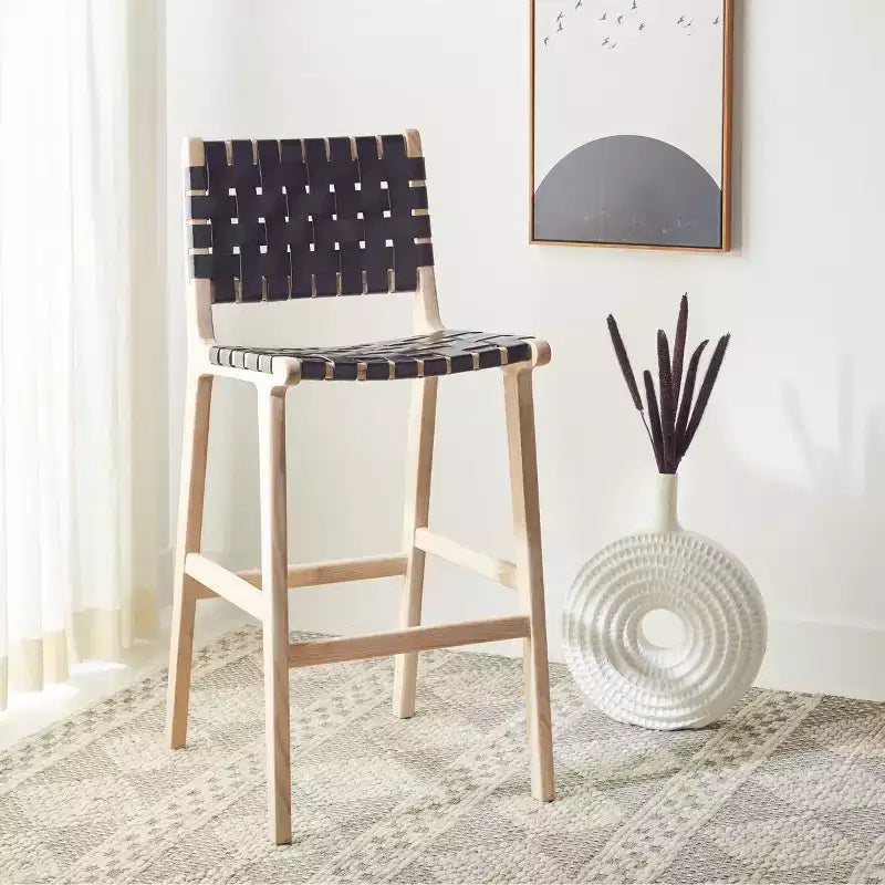 Leather Bar Stool