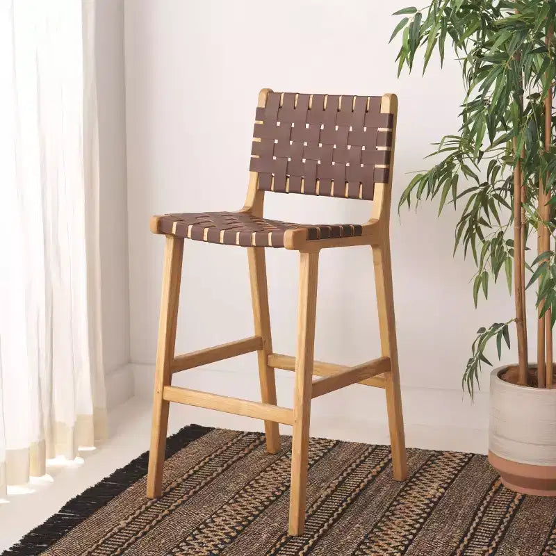 Leather Bar Stool