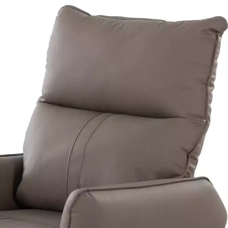 360/270 Degree Swivel Upholstered Rocking Recliner Chair with Side Pockets and USB Ports, Power Swivel Glider