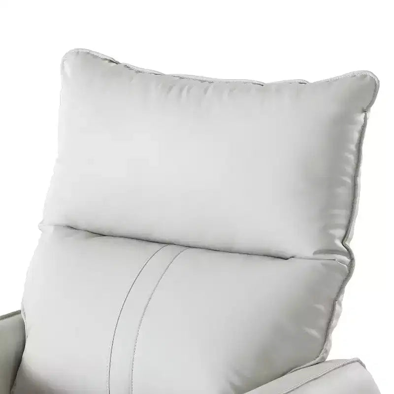360/270 Degree Swivel Upholstered Rocking Recliner Chair with Side Pockets and USB Ports, Power Swivel Glider