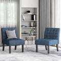 Fauteuil d'appoint capitonné en tissu Lewis par Christopher Knight Home