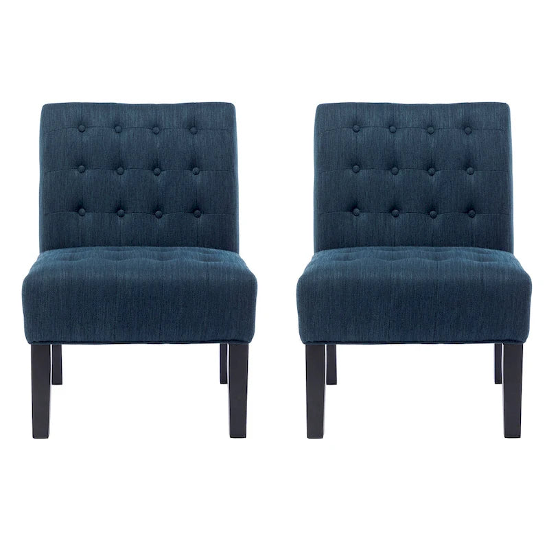 Fauteuil d'appoint capitonné en tissu Lewis par Christopher Knight Home