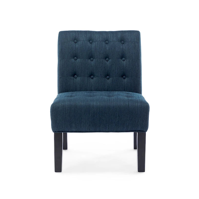 Fauteuil d'appoint capitonné en tissu Lewis par Christopher Knight Home