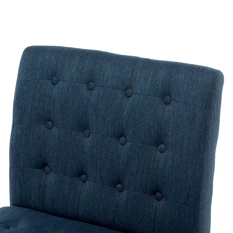 Fauteuil d'appoint capitonné en tissu Lewis par Christopher Knight Home