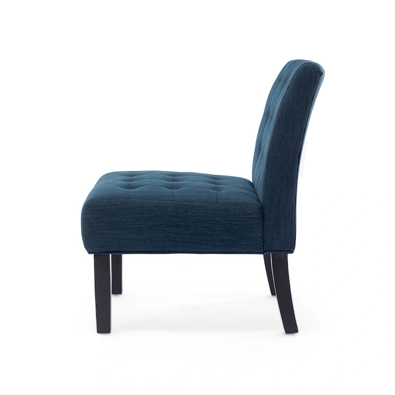 Fauteuil d'appoint capitonné en tissu Lewis par Christopher Knight Home
