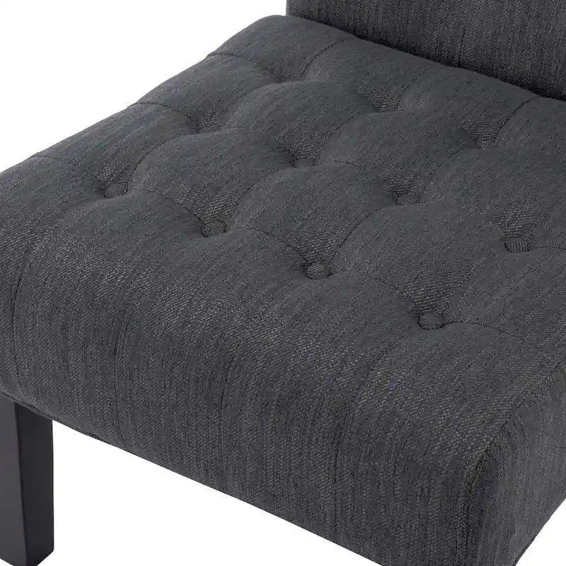 Fauteuil d'appoint capitonné en tissu Lewis par Christopher Knight Home