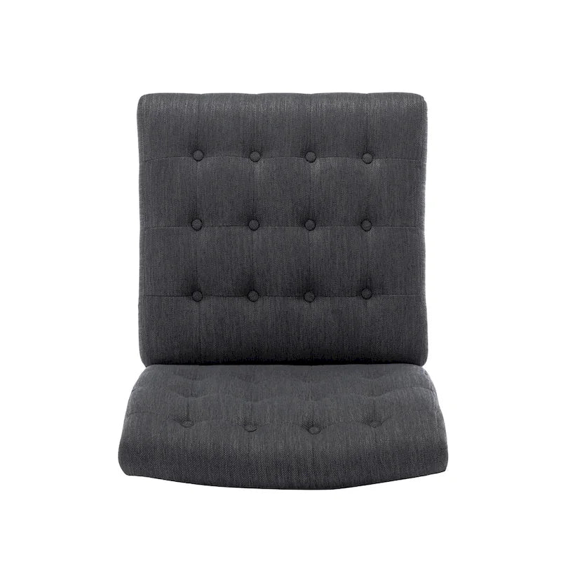 Fauteuil d'appoint capitonné en tissu Lewis par Christopher Knight Home
