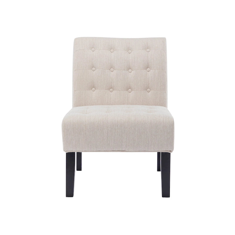 Fauteuil d'appoint capitonné en tissu Lewis par Christopher Knight Home