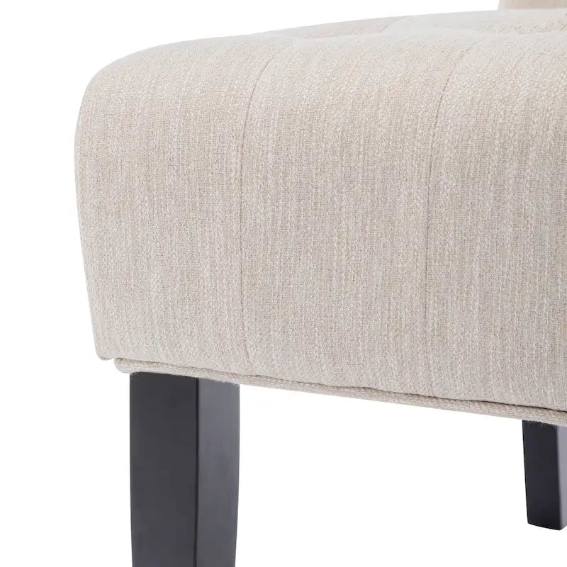 Fauteuil d'appoint capitonné en tissu Lewis par Christopher Knight Home