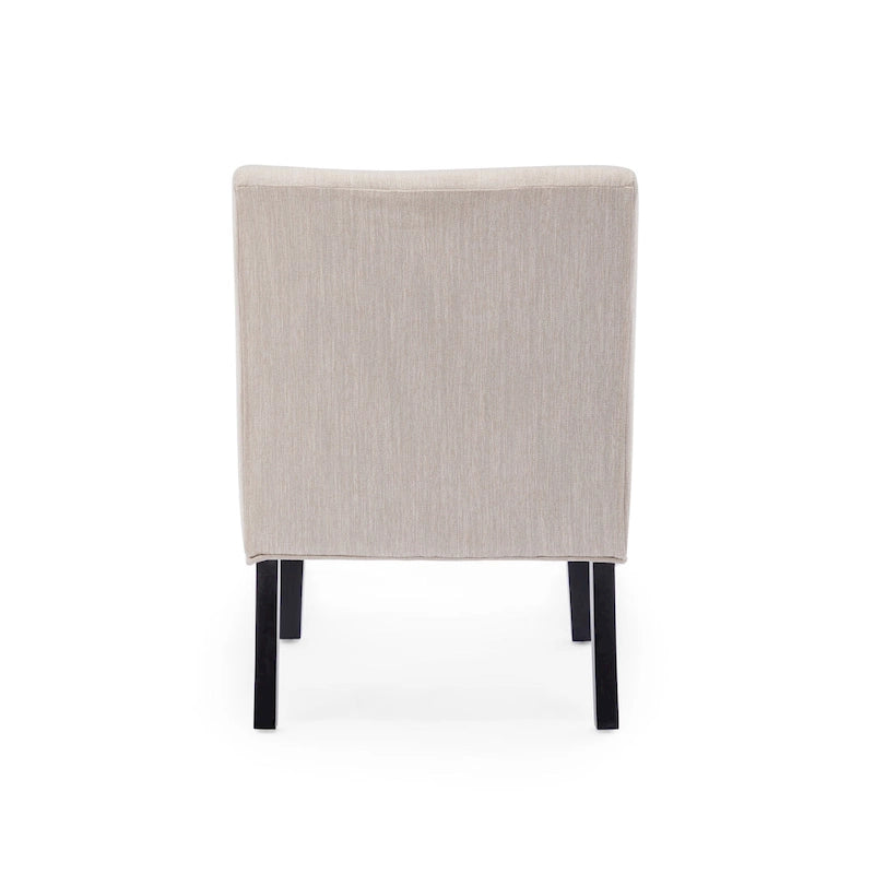 Fauteuil d'appoint capitonné en tissu Lewis par Christopher Knight Home